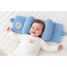 Ortapedik Bebe Yastığı Açık Mavi