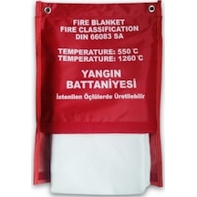 Çantalı Standart - Standart Yangın Battaniyesi
