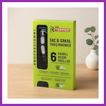 Bezos Usb Şarjlı Saç Ve Sakal Tıraş Makinesi 6 Farklı Kesim Bty