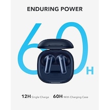 Soundcore By , P40i Kablosuz Kulaklık, Ortam Gürültüsüne Uyumlu Anc, Güçlü Bas, 60 Saat Çalma Süresi, 2&apos Si 1 Arada Kılıf Ve Telefon Standı, Ipx5, Kablosuz Şarj, Bluetooth 5.3, Lacivert