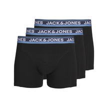 Jack & Jones Jacdna Wb Trunks 3 Pack Erkek Boxer-27674-Siyah