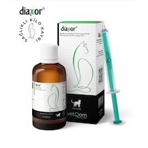 Vetqom Diaxor Kedi İçin İshal Kesici, Gastrointestinal Koruyucu & Bağırsak Florası Takviyesi