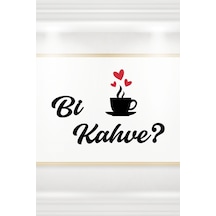 Bi Kahve Dekoratif Ahşap Duvar Dekoru - Ev Süsü - Kahve Köşesi - Duvar Dekorasyon