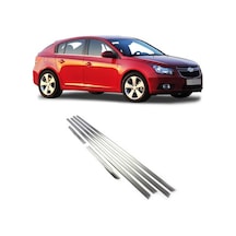 Chevrolet Cruze Hb Krom Cam Çıtası Takımı 6 Prç Paslanmaz Çelik N11.4349