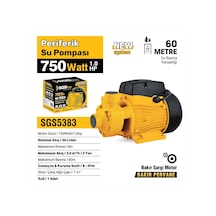 Sgs5383 - Periferik Su Pompası 750 Watt 1.0 Hp - 60 Metre - Bakır Sargı