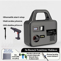 Çanta Tip Çift Akülü Ağaç -bahçe İlaçlama Oto Yıkama Tabancası Şarj Göstergeli 150watt-xhd775max