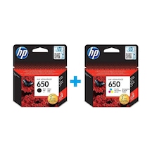 HP 650 Siyah Cz101Ae HP 650 Renkli Cz102Ae Kartuş Seti