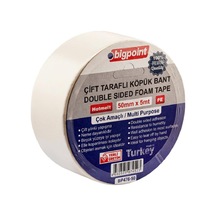 Bigpoint Çift Taraflı Köpük Bant 50 MMx5m