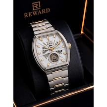 Reward Otomatik Luxury Seri Erkek Saati Çelik Kordon 5 Atm Su Geçirmez 2 Yıl Garanti Rw.eo01 Gümüş - Sarı