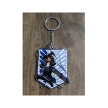 Owl Bag Attack On Titan Eren Yeager Desenli Acrylic Anahtarlık Çanta Süsü Çok Renkli