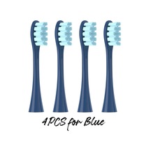 Adet Mavi Yedek Kafaları Oclean Xx Pro Z1 F1 Gri Fırça Kafaları Yumuşak Dupont Sonic Diş Fırçası Vakum Kıl Nozulları