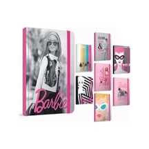 Gıpta Barbie 13x21 Sert Kapak Lastikli Defter 120 Yp Çizgili 6931 Gipta Çok Renkli