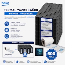 X30 Tr - 300 Tr - 220 Tr - 400 Tr Yazarkasa Termal Pos Rulosu 60 Paket - 600 Adet