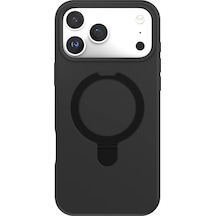 Apple, Uyumlu iPhone 17 Pro Regal Magsafe Standlı Kapak Siyah