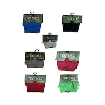 Erkek Siyah Bambu Ince Lastik Lux Düz Renk Karışık Boxer 4'lü Siyah,mavi,gri,yeşil
