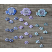 Balıklı Asmalı Rüzgar Çanı Çok Renkli