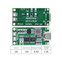 Tip C Bms 2s 3s 4s 1a 2a 4a 18650 Lityum Pil Şarj Cihazı Kurulu Usb C Step-up 2s 2a
