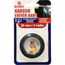Bumy Kauçuk Eriyen Bant Siyah 20 Mm X 3 Metre
