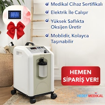 5l Oksijen Konsantratörü & 24 Saat Oksijen Üretebilir