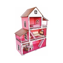 Woodylife Ahşap Oyuncak Ev Portatif Bebek Evi