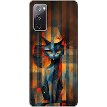 Samsung Galaxy S20 Fe Uyumlu Şeffaf Kılıf Aesthetic 2 Tasarımlı