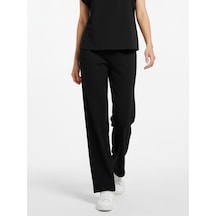 Xint Siyah Pamuk Dokulu Oversize Sweat Pantolon 470535