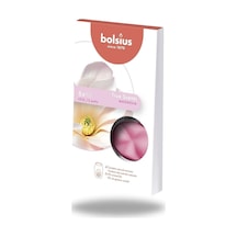 Bolsius Kokulu Buhardanlık Eritme Mum Tableti - Manolya Kokulu - 6 Yuvarlak Şekilli Renkli Tablet Mum - 2-3 Kere Eritme İle Toplamda Yaklaşık 25 Saat Koku Deneyimi .