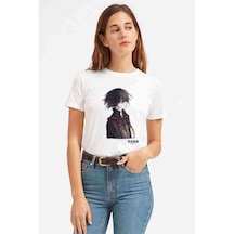 Anime Tokyo Ghoul Anteiku Baskılı Beyaz Kadın Tshirt (534307337)