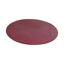 Suntek Yuvarlak Masa Örtüsü Taşınabilir Flanel Destekli 60-inç-kırmızı