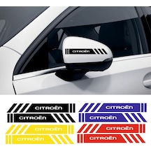 Citroen Nemo Yan Dikiz Aynası Şerit Sticker Araca Özel
