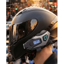 Kask İçi Kablosuz Kulaklık Kamera Fonksiyonlu Ipx8 Su Geçirmez Ve Led Ekranlı 92766216