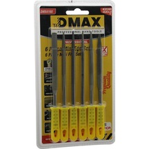 6pcs Mini Çelik Eğe Seti Düz - Yuvarlak - Yarı Dairesel - Kare - Üçgen 5468
