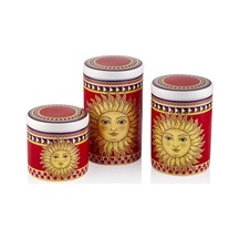 Lamedore Sunshıne 3lü Kavanoz Seti 16-13,8-10 Cm