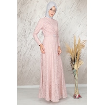 İbrahim Burak Etiler Collection Ahunisa Tanem Abiye Pudra 6525