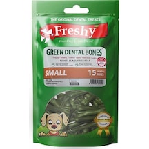 Freshy Dental Yeşil Kemik Köpek Ödülü 15'li Paket - 150 Gr.