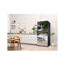 Orman Deresi Buzdolabı Kaplama Sticker Kendinden Yapışkanlı Folyo 75x200 Cm