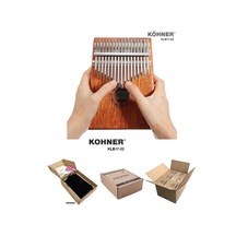 Köhner 17 Tuşlu Maun Ağacı Ful Kalimba Seti-parmak Piyanosu Seti