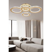 Eray Aydınlatma 2023-4 Sarı Dimmer Kumandalı Led Avize Sarı