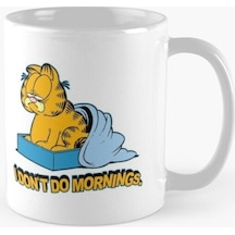 : Garfield Sabahları Kupa Yapmam Beyaz