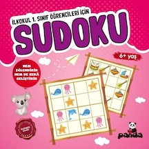 Sudoku 6 Yaş - İlkokul 1. Sınıflar İçin- Panda