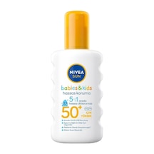 Nivea Sun Spf50 Koruma & Oyun Hassas Çocuk Güneş Spreyi 200 Ml 2'li Avantaj Paketi Mıchu