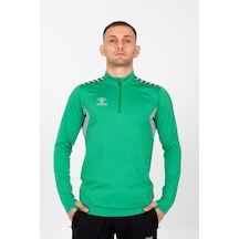 Hummel Otantik Antrenman Eşofman Üstü Koyu Yeşil
