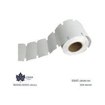 Raf Etiketi 38x100 500 Sarım Tekli