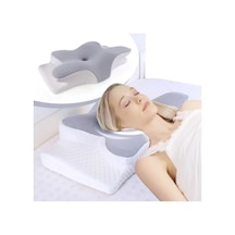 Carrier- 2'si 1 Arada Bellek Köpük Servikal Yastık, İçin,hızlı Relaks Masaj Cihazları,renpho Masaj 10020538 Beyaz