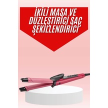 Zenvia Saç Şekillendirici Düzleştirici Ve Maşa Özellikli Şekillendirici Seramik Kaplama Znv2026
