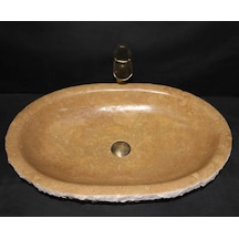 Noche Traverten Tasarım Patlatma Lavabo