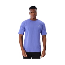Sportive Yama Erkek Mor Günlük Stil T-shirt 25ye030-mor Mor