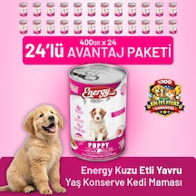 Energy Kuzu Etli Yavru Yaş Köpek Maması 400 G - 24 Adet