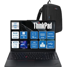 Lenovo ThinkPad E16 Gen 3 21SR006RTXP04 Ultra 7 255H 16 GB 2 TB SSD 16" W11P Dizüstü Bilgisayar + Zetta Çanta