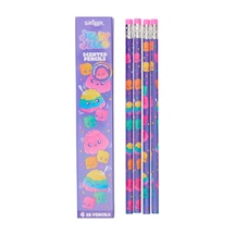 Smiggle Tatlı Jöle Kokulu 2b Kurşun Kalem 4 Lü Paket Mor